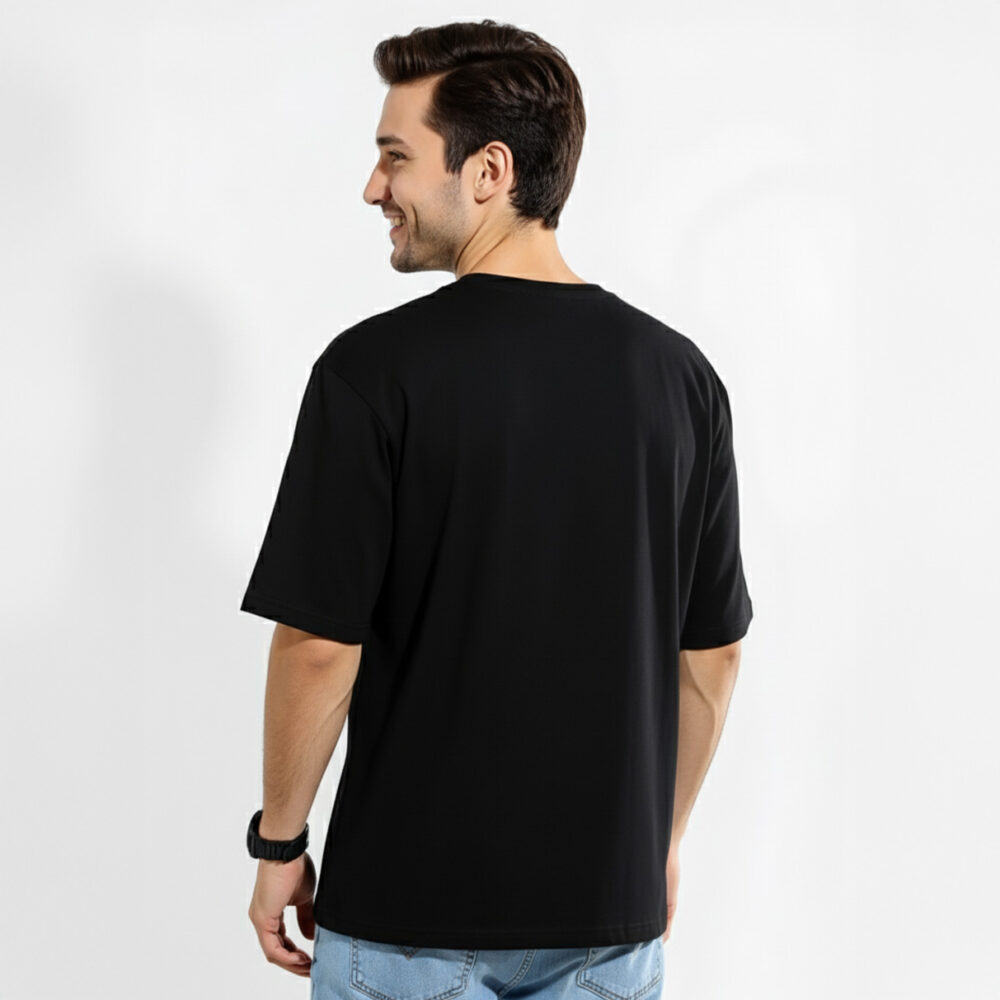 Mens Cotton Oversize T-shirt Black