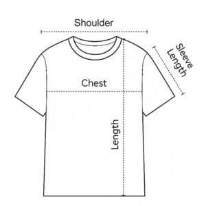 Size Measurement Oversized T-shirt