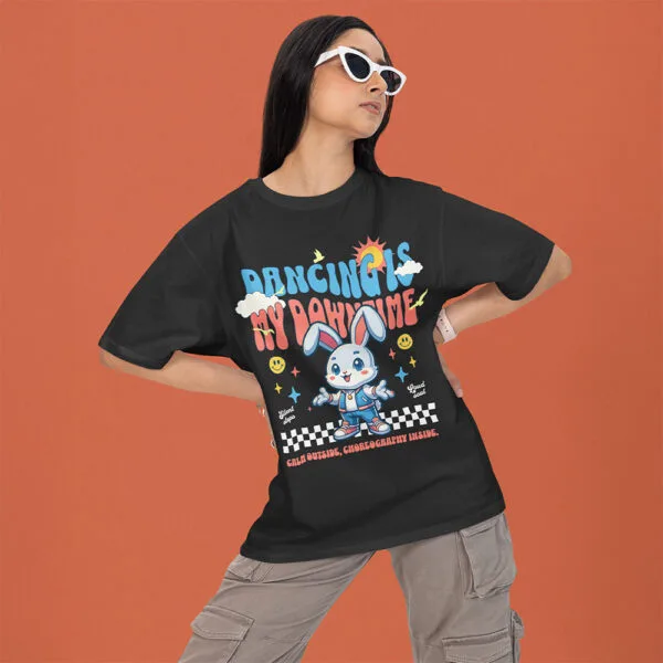 Oversize Printed T-Shirt – Not Arguing, Just Fact Checking
